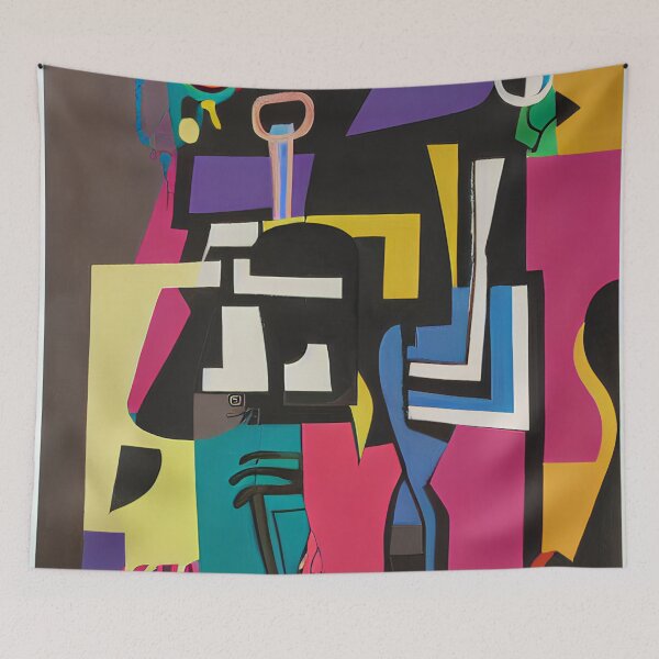 Item preview, vbstrvctivsm- house (Abstract Art 64) designed and sold by vbstrvctivsm.