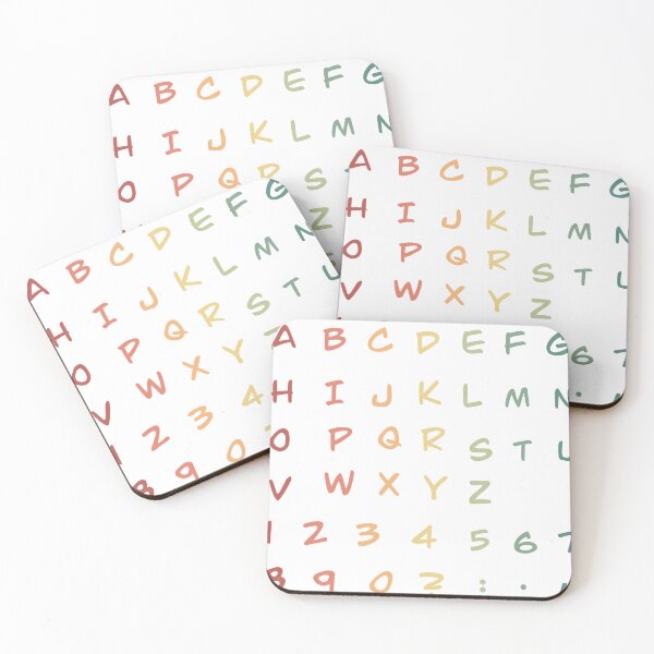 Item preview, Colorful Alphabets and numbers  designed and sold by JoyMike.