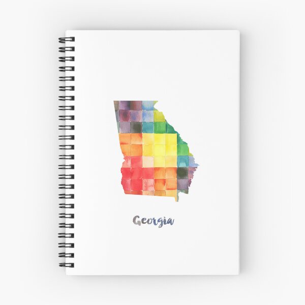 Item preview, Georgia Watercolor Map Painting designed and sold by InkistPrints.