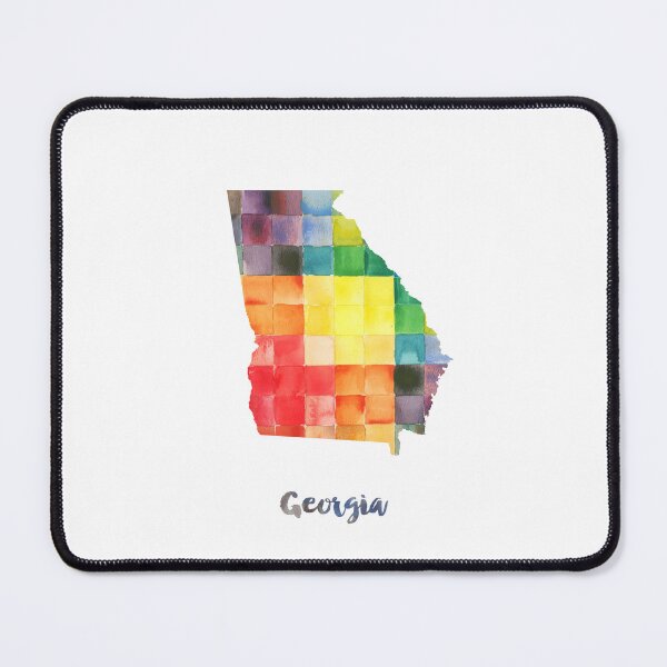 Item preview, Georgia Watercolor Map Painting designed and sold by InkistPrints.