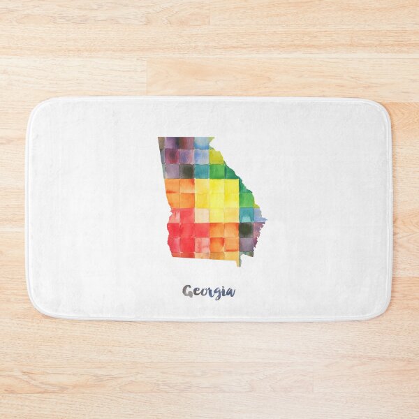 Item preview, Georgia Watercolor Map Painting designed and sold by InkistPrints.