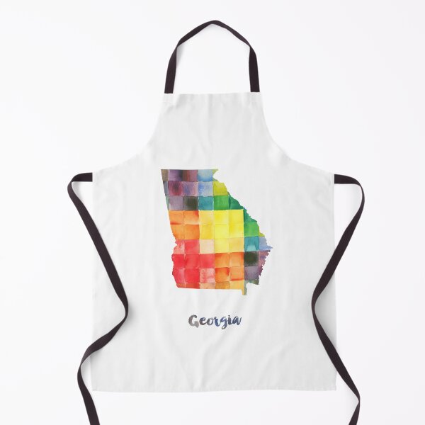 Item preview, Georgia Watercolor Map Painting designed and sold by InkistPrints.