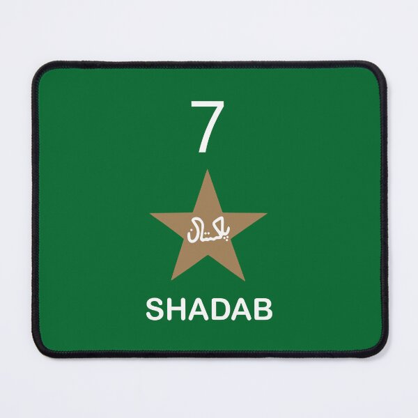 Item preview, Pakistan Cricket Player Shadab 7 Khan designed and sold by DesignSector.