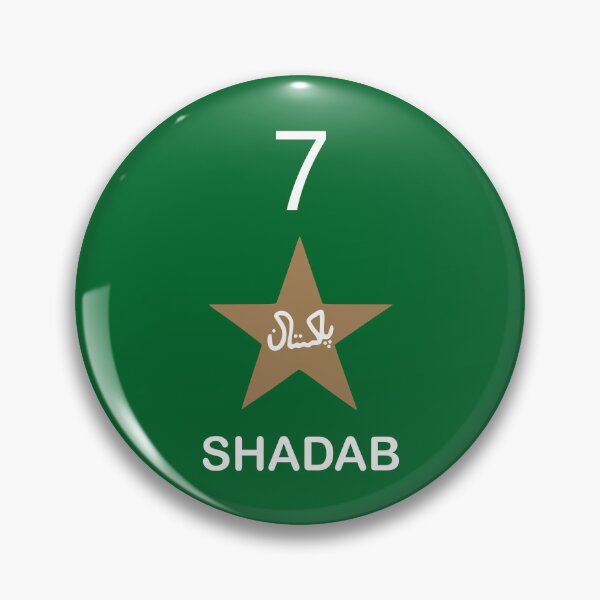 Item preview, Pakistan Cricket Player Shadab 7 Khan designed and sold by DesignSector.