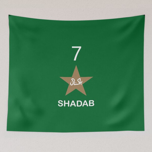Item preview, Pakistan Cricket Player Shadab 7 Khan designed and sold by DesignSector.