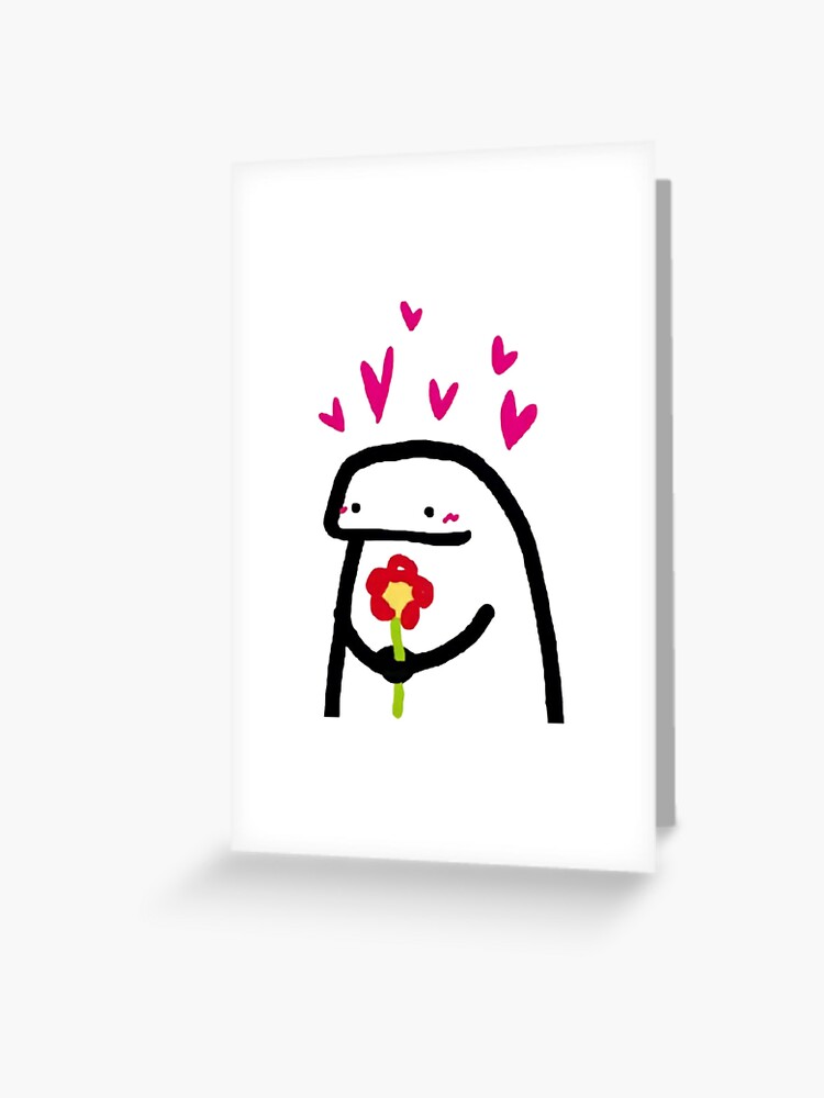 Flork crazy in love | Greeting Card