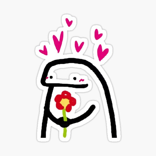 Flork in love meme Sticker for Sale by LatinoPower