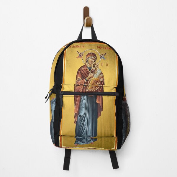 Item preview, Virgin Mary Theotokos Icon Gold designed and sold by Yiorgos Designs.