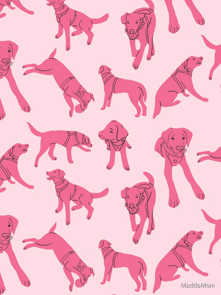 Thumbnail 5 of 5, iPhone Case, Sweet Labrador Pattern - Rosa designed and sold by MaddaMom.