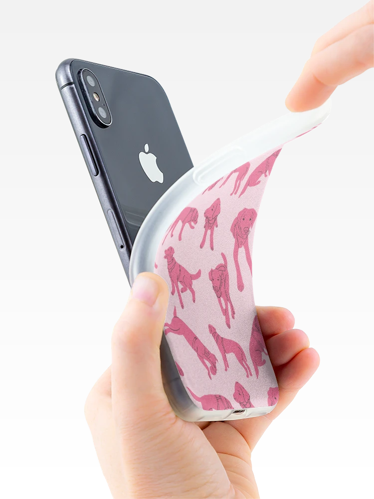 Thumbnail 4 of 5, iPhone Case, Sweet Labrador Pattern - Rosa designed and sold by MaddaMom.