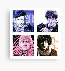 The First Four Time Travellers... Canvas Print