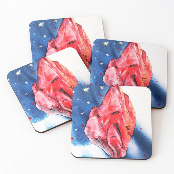 Item preview, Watercolor painting of Garnet  designed and sold by KatasArt.