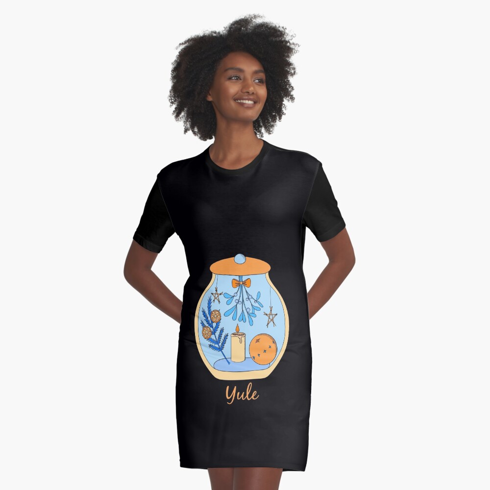 Item preview, Graphic T-Shirt Dress designed and sold by indiVisibl.