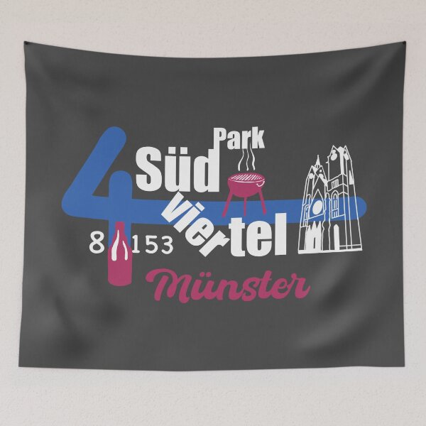 Item preview, 48153 Münster Südviertel and Südpark designed and sold by Muensterman.