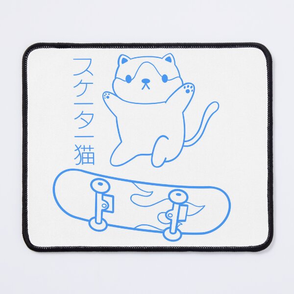Item preview, Cat kick flip blue designed and sold by milyahs-art.