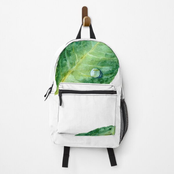 Item preview, Green leaf single object a watercolor illustration designed and sold by Yana Mustafina | Boho Soulful Designs.