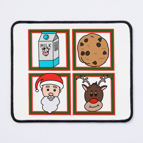 Item preview, Christmas Holiday. Milk, Cookies, Santa, Rudolph designed and sold by lazylibracrafts.