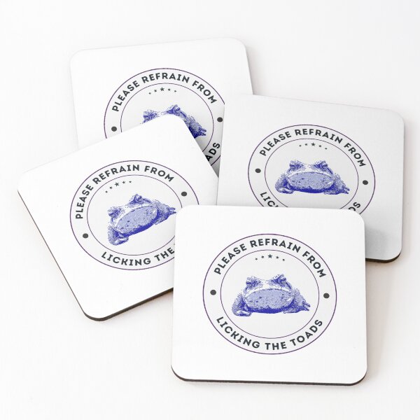 Item preview, Please refrain from licking the toads, national park art, donating 100% of the profit to national parks in the United States  designed and sold by seekingclarity.