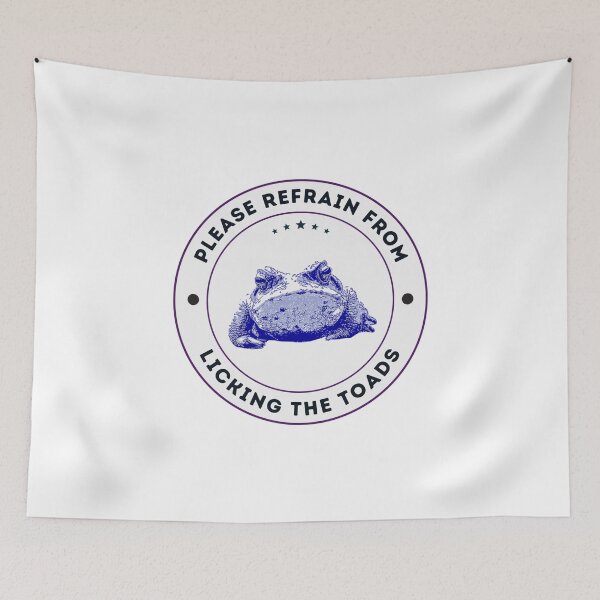 Item preview, Please refrain from licking the toads, national park art, donating 100% of the profit to national parks in the United States  designed and sold by seekingclarity.