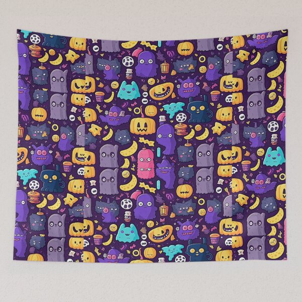 Item preview, Cute Halloween pattern designed and sold by Chillapy.