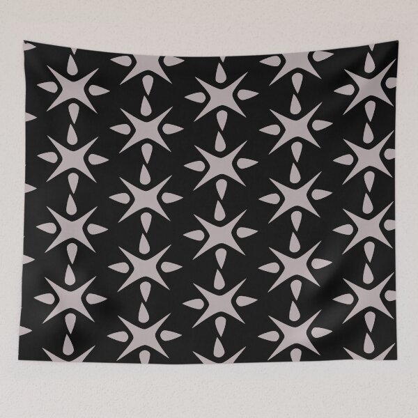 Item preview, Large Geometric abstract snowflake in mauve designed and sold by AngelDawnDesign.