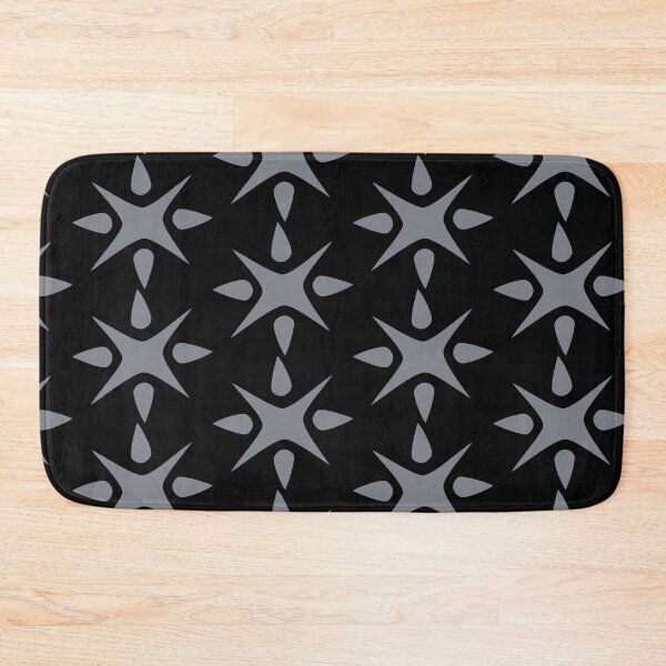Item preview, Large Geometric abstract snowflake in grey designed and sold by AngelDawnDesign.