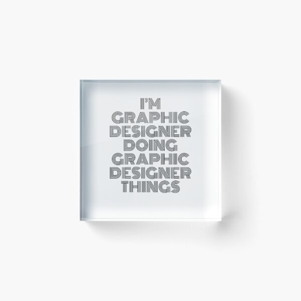 Item preview, I'm Graphic Designer Doing Graphic Designer Things Vintage Quote designed and sold by SVPOD.