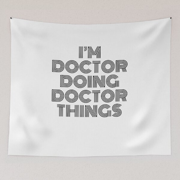 Artikelvorschau, Ich bin Doktor Doing Doctor Things Vintage Quote entworfen und verkauft von SVPOD.