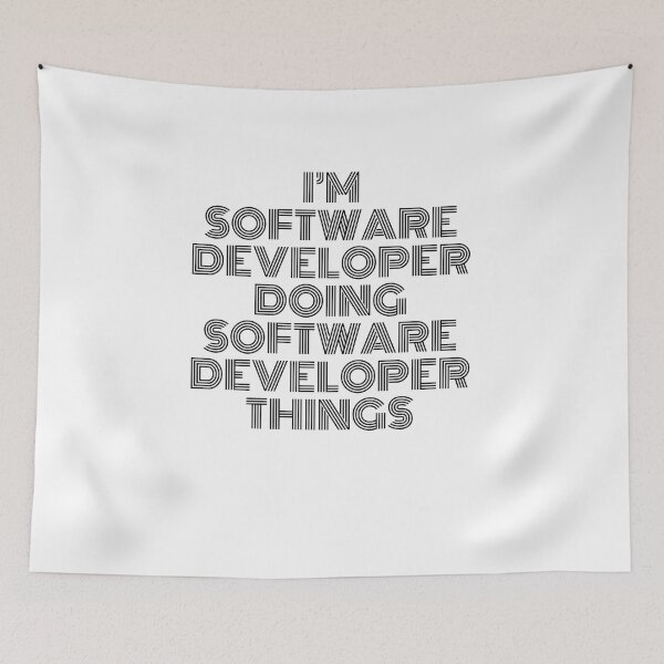 Item preview, I'm Software Developer Doing Software Developer Things Vintage Quote designed and sold by SVPOD.
