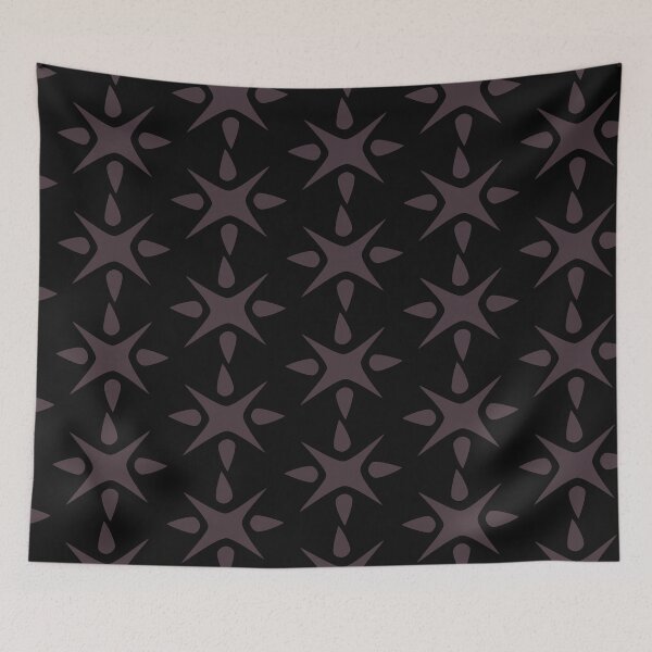 Item preview, Large Geometric abstract snowflake in chocolate designed and sold by AngelDawnDesign.