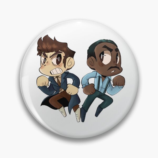 Item preview, The 14th and 15th Doctors designed and sold by chubledoobles.