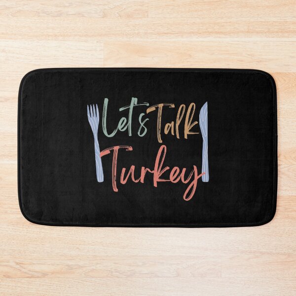 Item preview, Let's Talk Turkey - funny Thanksgiving quote designed and sold by st0n0ga.