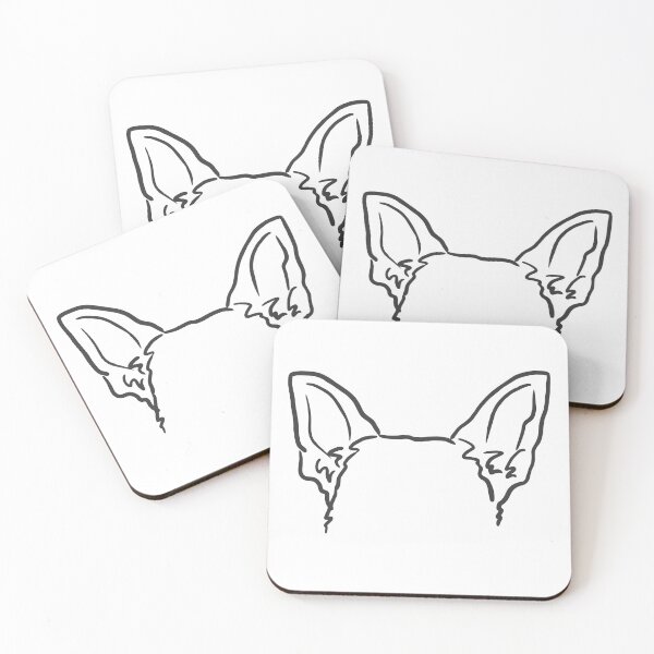 Item preview, German Shepherd Ears, Dog Ears outline designed and sold by suerussoart.