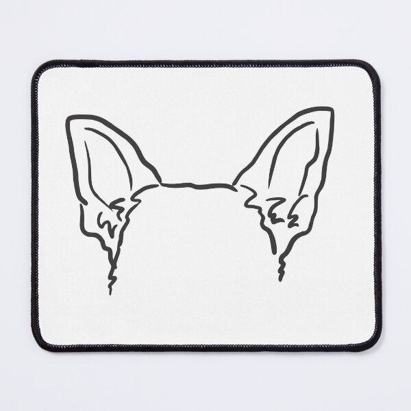 Item preview, German Shepherd Ears, Dog Ears outline designed and sold by suerussoart.