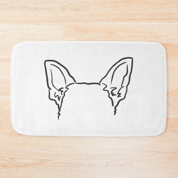 Item preview, German Shepherd Ears, Dog Ears outline designed and sold by suerussoart.