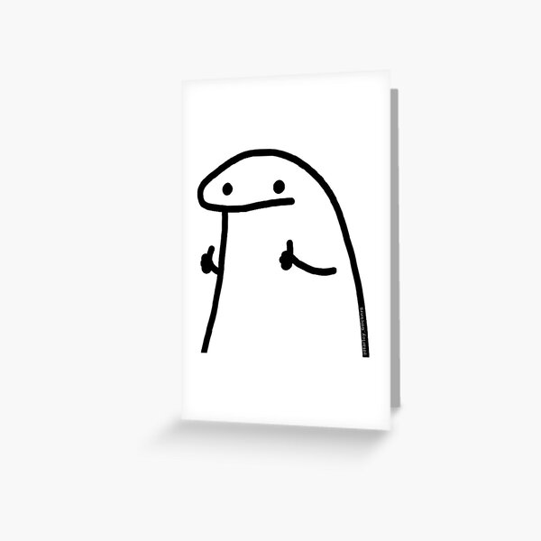 Cool Flork meme Greeting Card for Sale by onlyheba