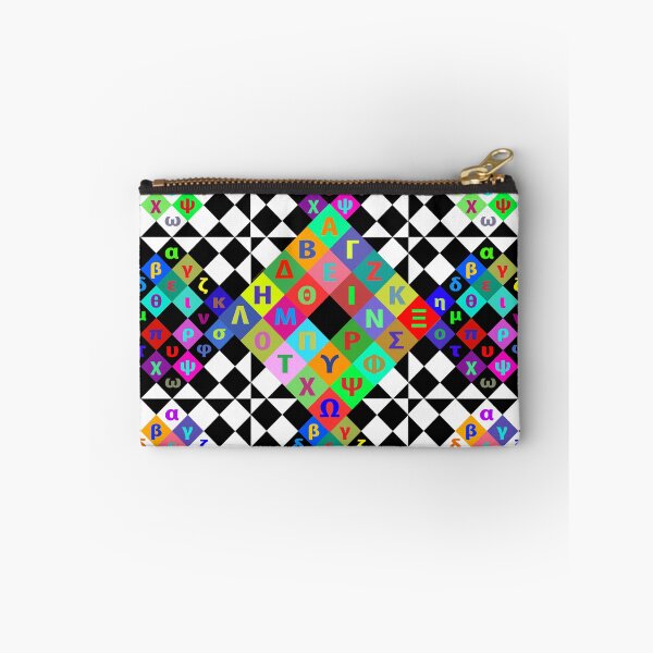 Aperçu de l'œuvre Alphabet grec patchwork coloré créée et vendue par technai.