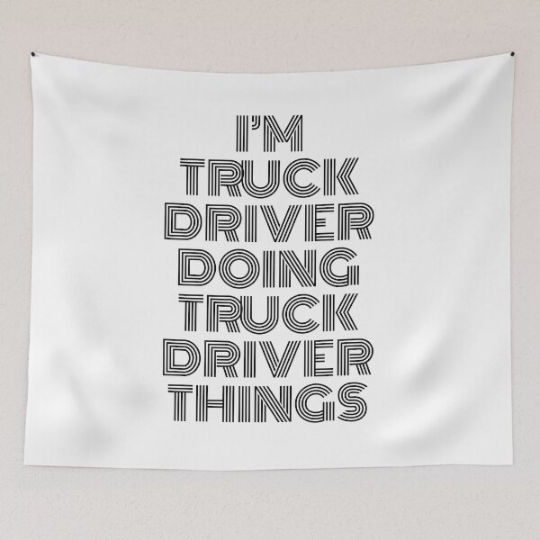 Item preview, I'm Truck Driver Doing Truck Driver Things Vintage Quote designed and sold by SVPOD.