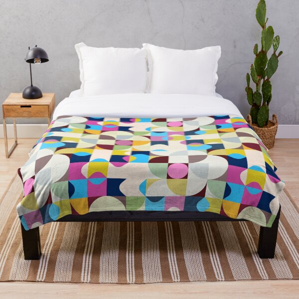 Artikelvorschau, Farbgeometrie-Collage entworfen und verkauft von MazingPatterns.