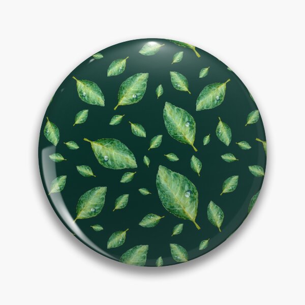 Item preview, Green leaf with drop a seamless pattern green designed and sold by Yana Mustafina | Boho Soulful Designs.