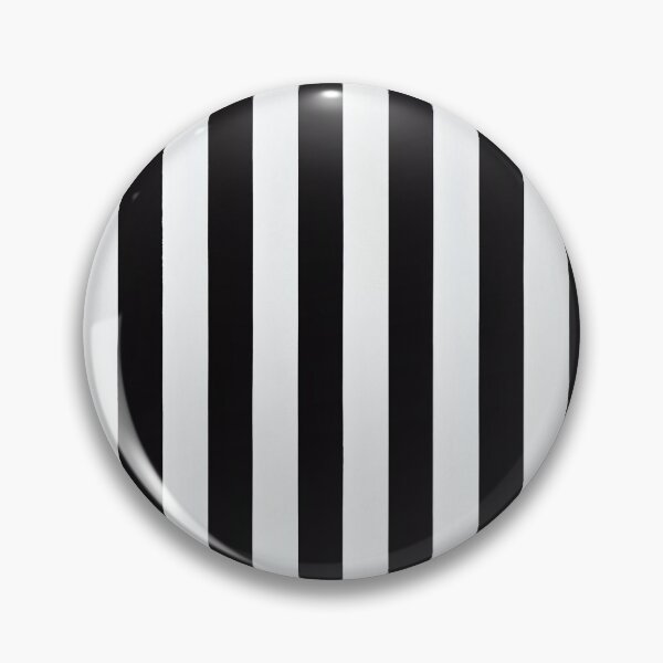 Item preview, black and white vertical striped top designed and sold by BuraxisDesigns.