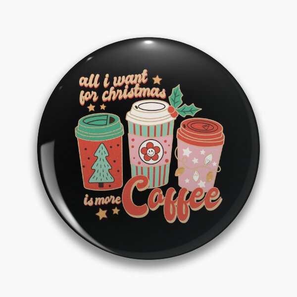 Artikelvorschau, Alles, was ich mir zu Weihnachten wünsche, sind mehr Kaffee-Retro-Weihnachts-Vintage-Designs entworfen und verkauft von DesignsbyMona.