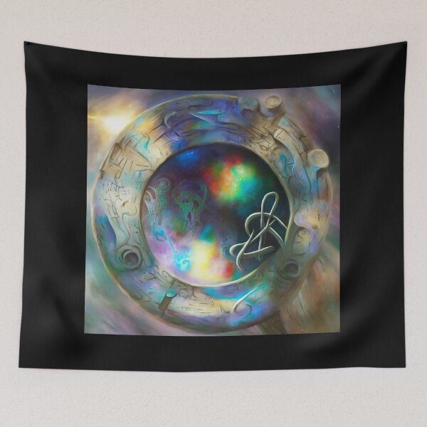Item preview, Alien Arcane Aesthic AiArt Rainbow Runes 2 designed and sold by Swabcraft.
