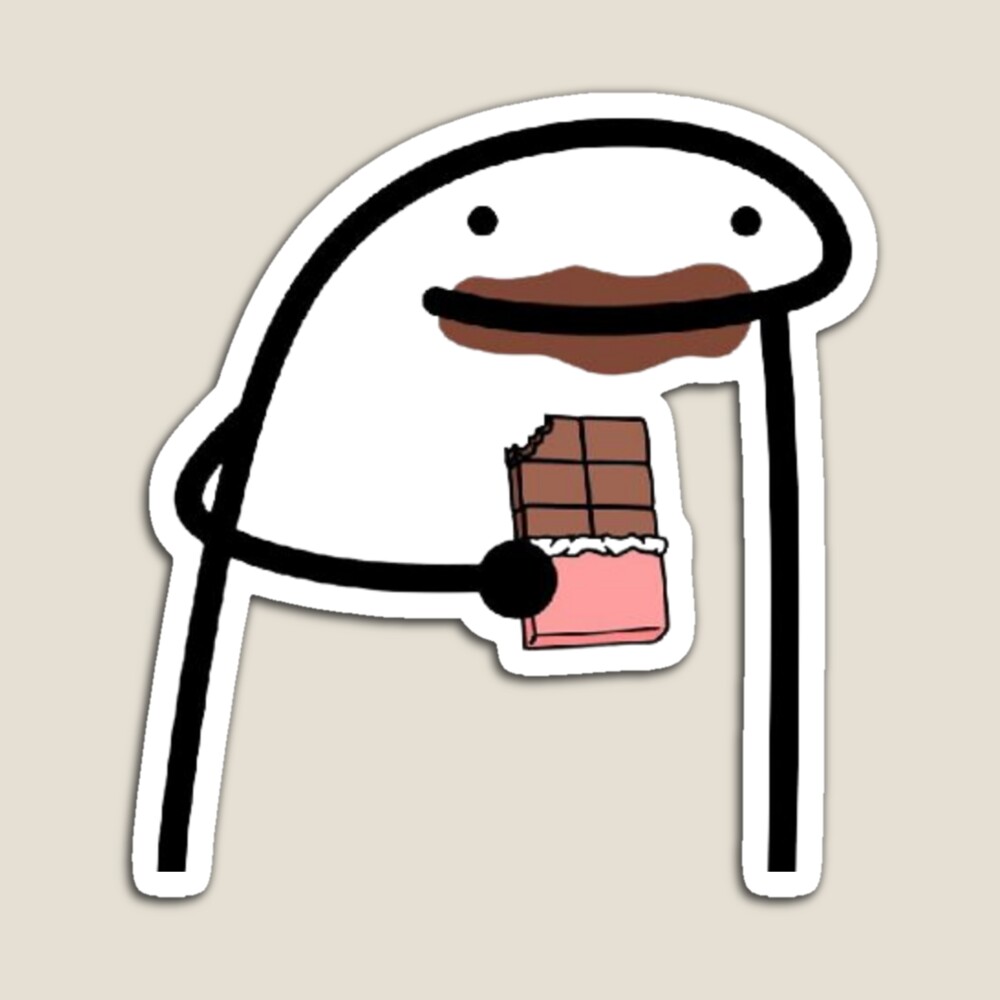 Chocolat Flork Meme Greeting Card by florkmeme