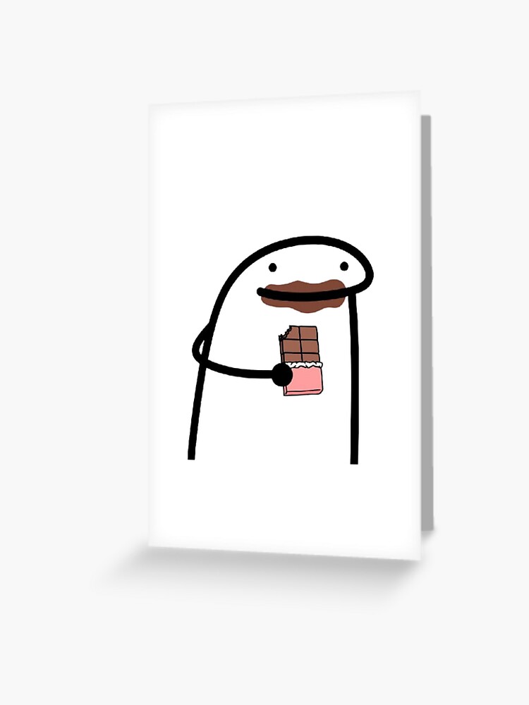 Chocolat Flork Meme Greeting Card by florkmeme