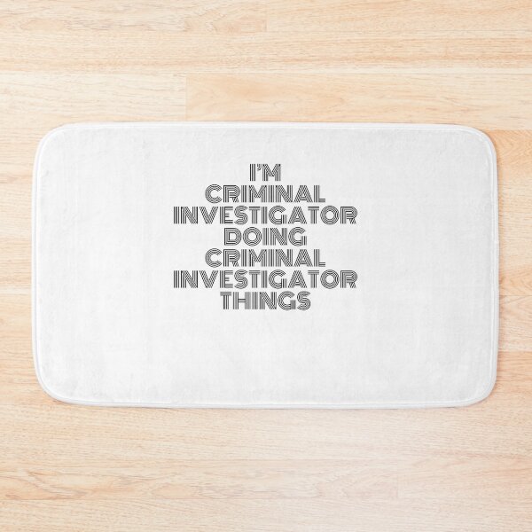 Item preview, I'm Criminal Investigator Doing Criminal Investigator Things Vintage Quote designed and sold by SVPOD.