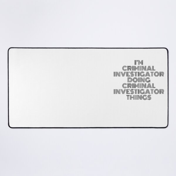 Item preview, I'm Criminal Investigator Doing Criminal Investigator Things Vintage Quote designed and sold by SVPOD.