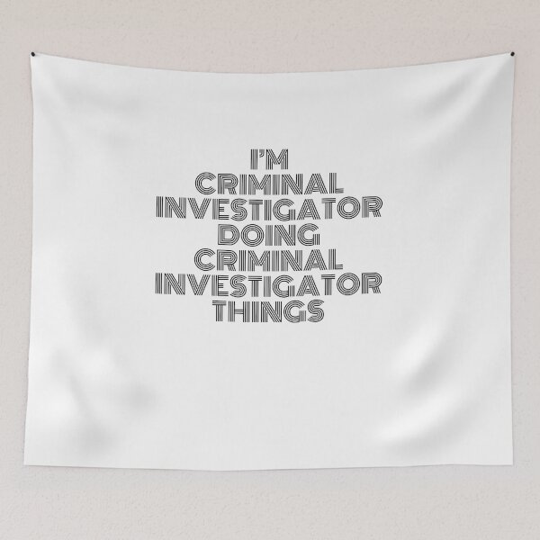 Item preview, I'm Criminal Investigator Doing Criminal Investigator Things Vintage Quote designed and sold by SVPOD.
