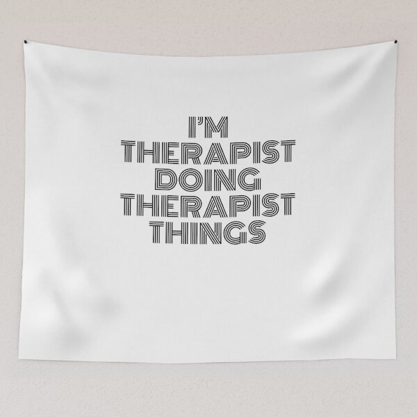 Item preview, I'm Therapist Doing Therapist Things Vintage Quote designed and sold by SVPOD.
