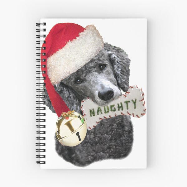 Item preview, Poodle Is Naughty Christmas Holidays Apparel And Gifts designed and sold by Friskybizpets.